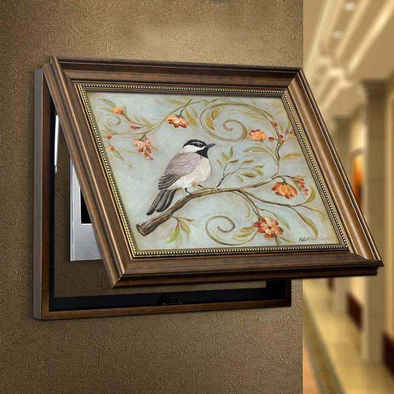 美式液压推拉电表箱遮挡装饰画弱电箱电源箱挂画配电箱电闸盒壁画,鲜花速递/花卉仿真/绿植园艺,割草机/草坪机,淘宝优惠券,粉丝福利购,淘宝优惠卷