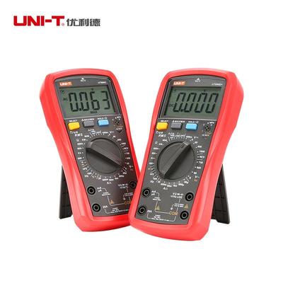 优利德数显式万用表UT890C数字多功能表测电压电流表电容UT890D+
