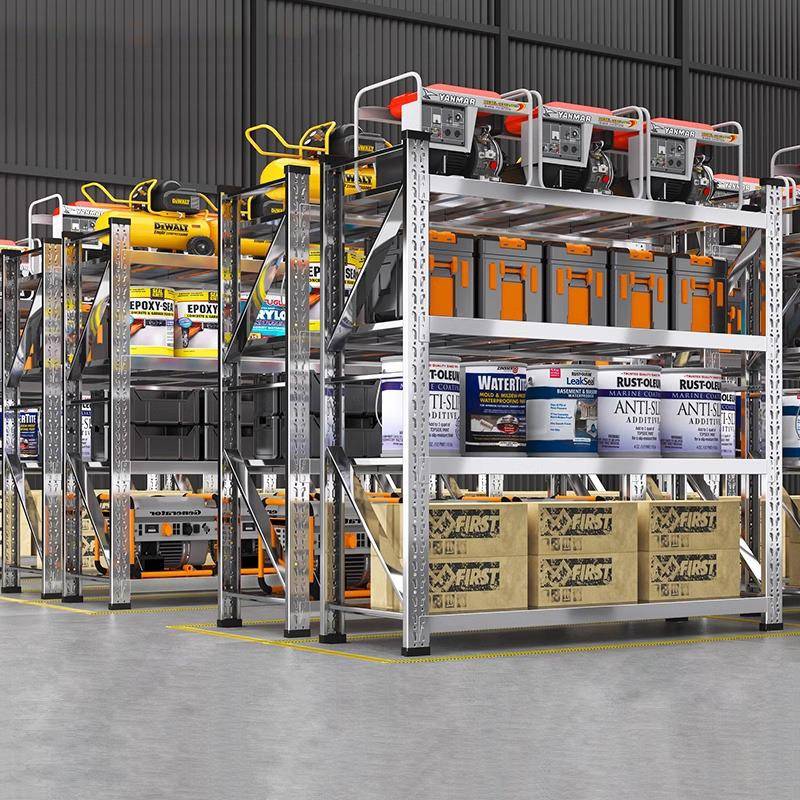 304不锈钢重型仓储货架多层置物架冷库储物架商用库房可调节架子