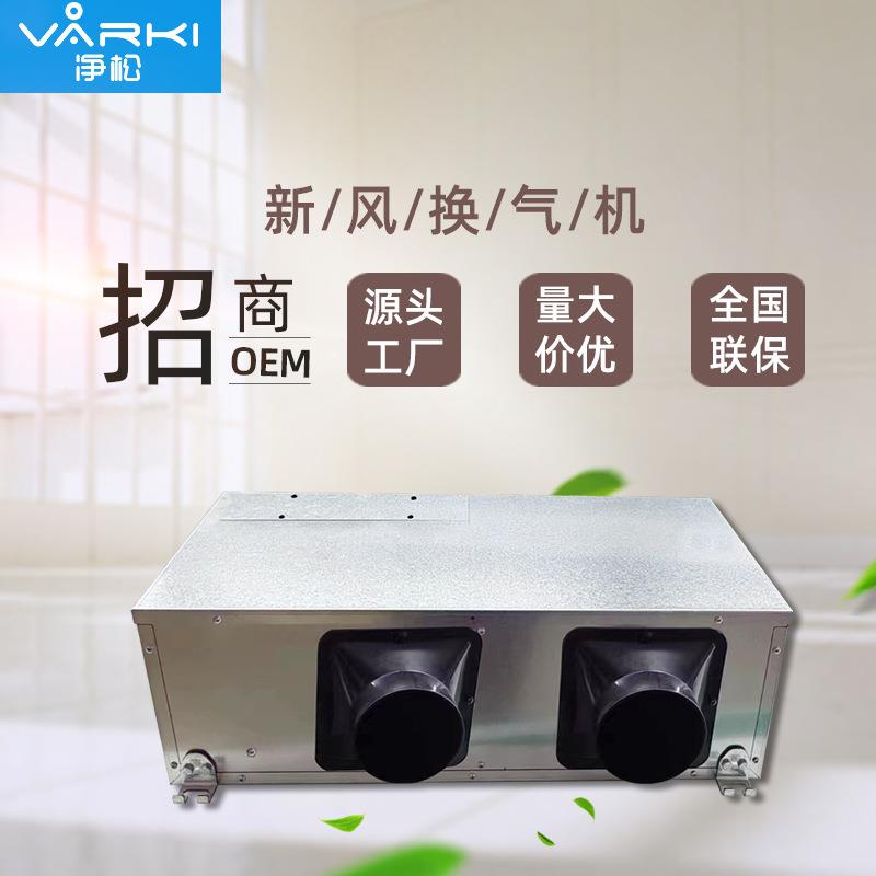 净松双向流新风换气机pm2.5过滤净化商用家用中央吊顶新风系统