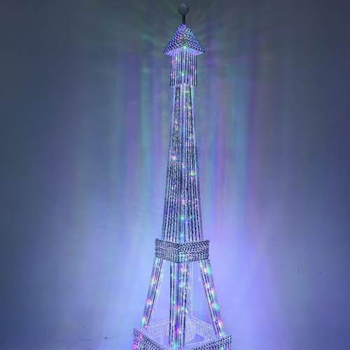 铁塔落地灯RGB网红氛围灯LED外销跨界欧式风格百搭新款