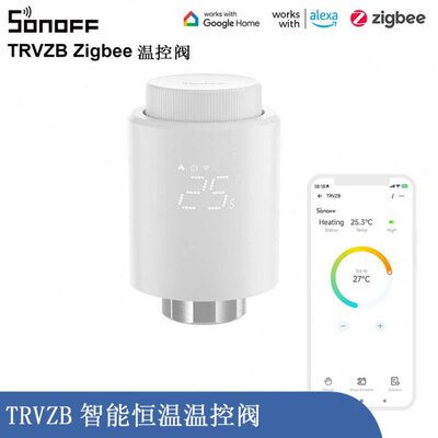 SONOFF TRVZB易微联Zigbee智能恒温温控阀智能家庭供暖防冻保护