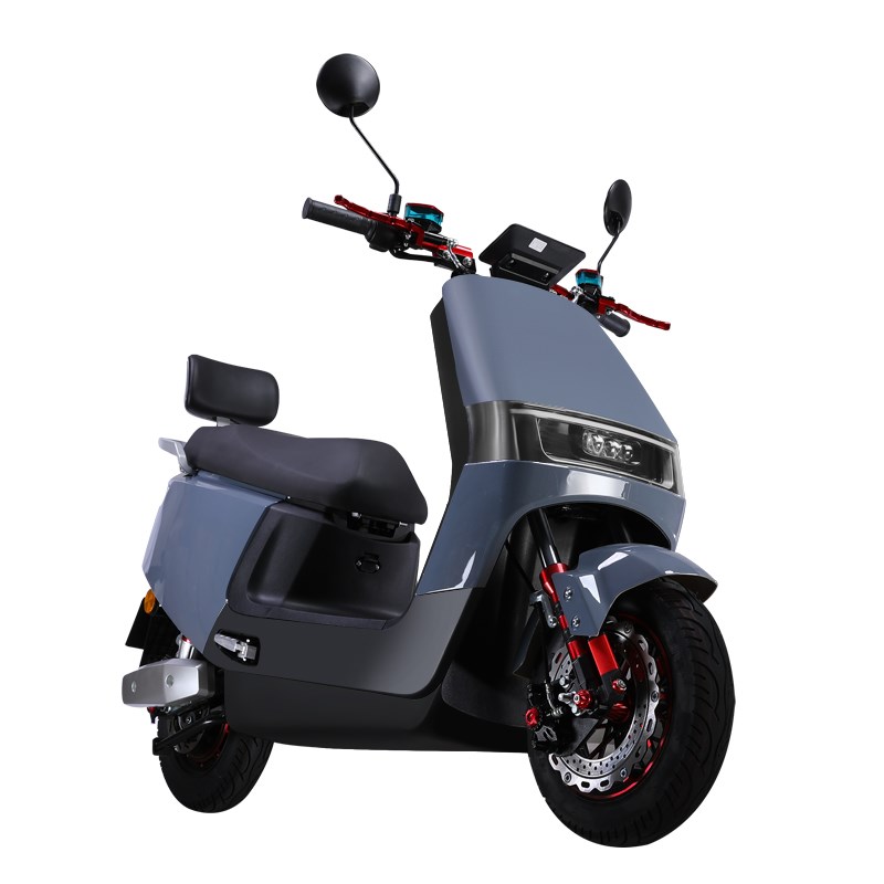 新款电动摩托车72V成人电动车大型长跑王高速电摩双人踏板外卖车