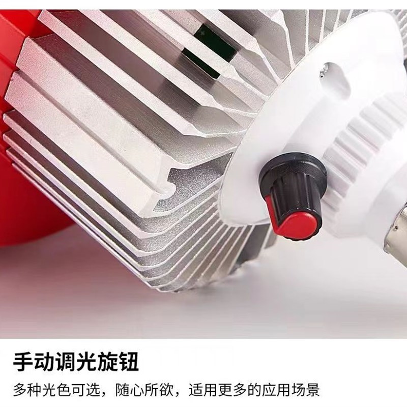 12V24V48V地摊灯夜市灯低压电瓶灯水果生鲜灯猪肉熟食灯红光变色