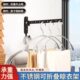 阳台可折叠隐形神器免打孔壁挂式 晾衣杆小型家用室内挂衣架晾衣架
