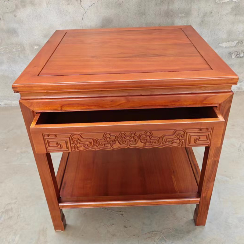 中式实木茶几沙发边几角几茶桌小C桌方桌盆景鱼缸架奇石架子花架