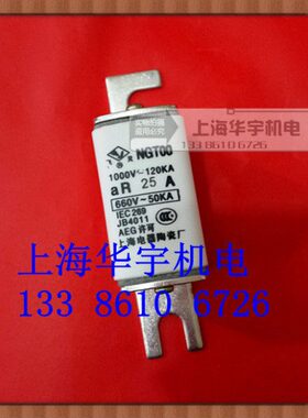 快速熔断器NGT00-25A32A40A50A63A 独立式安装 NGTOO 660V-50KV