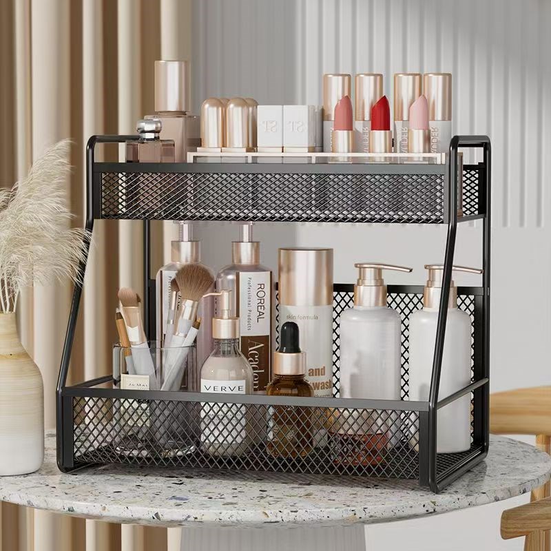 卫生间置物c架壁挂免打孔浴室洗手洗漱台杂物宿舍多功能收纳挂篮