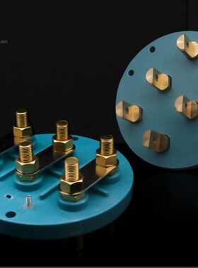 -3135电动机2K15接线柱WK0335接线板Y圆形15-W 接线端子2全铜16