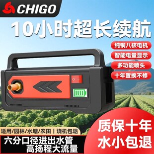 充电式6分管抽水泵浇菜神器浇水农用浇地N灌溉家用大功率抽水机