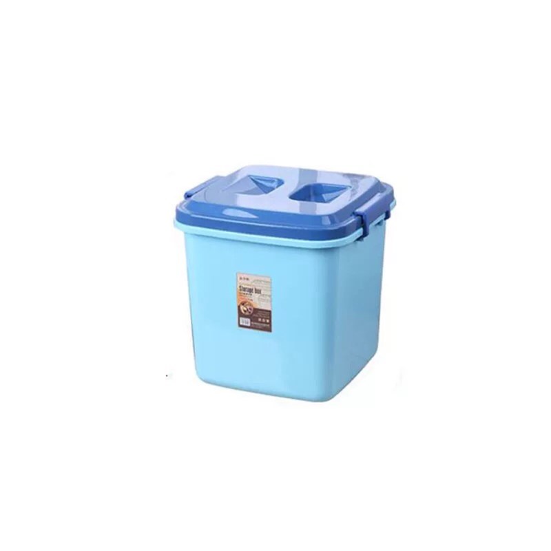 40斤家用大号米桶方形加厚储w装米面粉储水塑料30斤10gK密封小箱