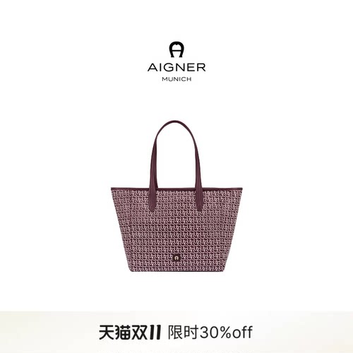 PORTAMI小号织物/牛皮革大托特