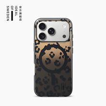 iDeal Of Sweden瑞典理想 豹纹渐变镜面手机壳Leo Ombre适用苹果iPhone17/Pro/Max硬壳全包MagSafe磁吸保护套