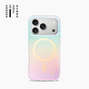 iDeal Of Sweden瑞典理想 闪光手机壳Shimmer适用苹果iPhone17/Pro/Max硬壳全包MagSafe磁吸保护套防摔透明壳