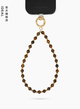 iDeal Of Sweden瑞典理想 玳瑁手机链Tortoise适用iPhone全系列便携挂链挂绳腕带配件串珠链条欧美轻奢ins风