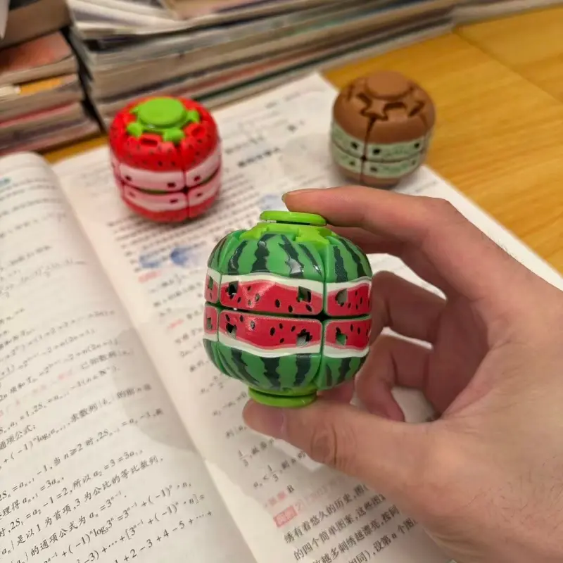按压旋转陀螺解压球玩具创意解压