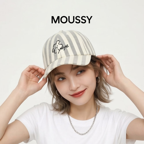 Moussy小狗遮阳鸭舌帽2026新款