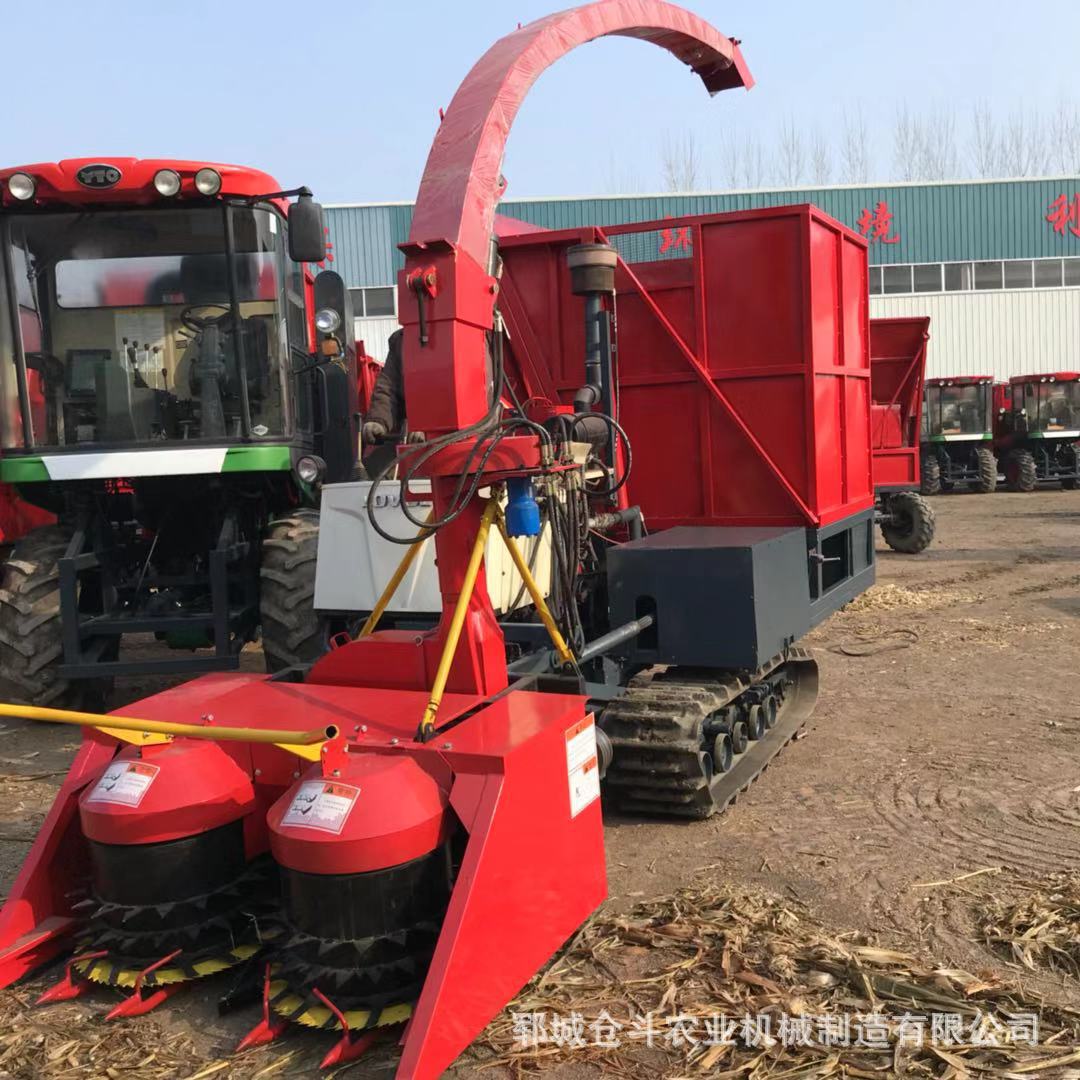 履带式高速转盘青储机价格 山区作业 全新履带式高速转盘青储机