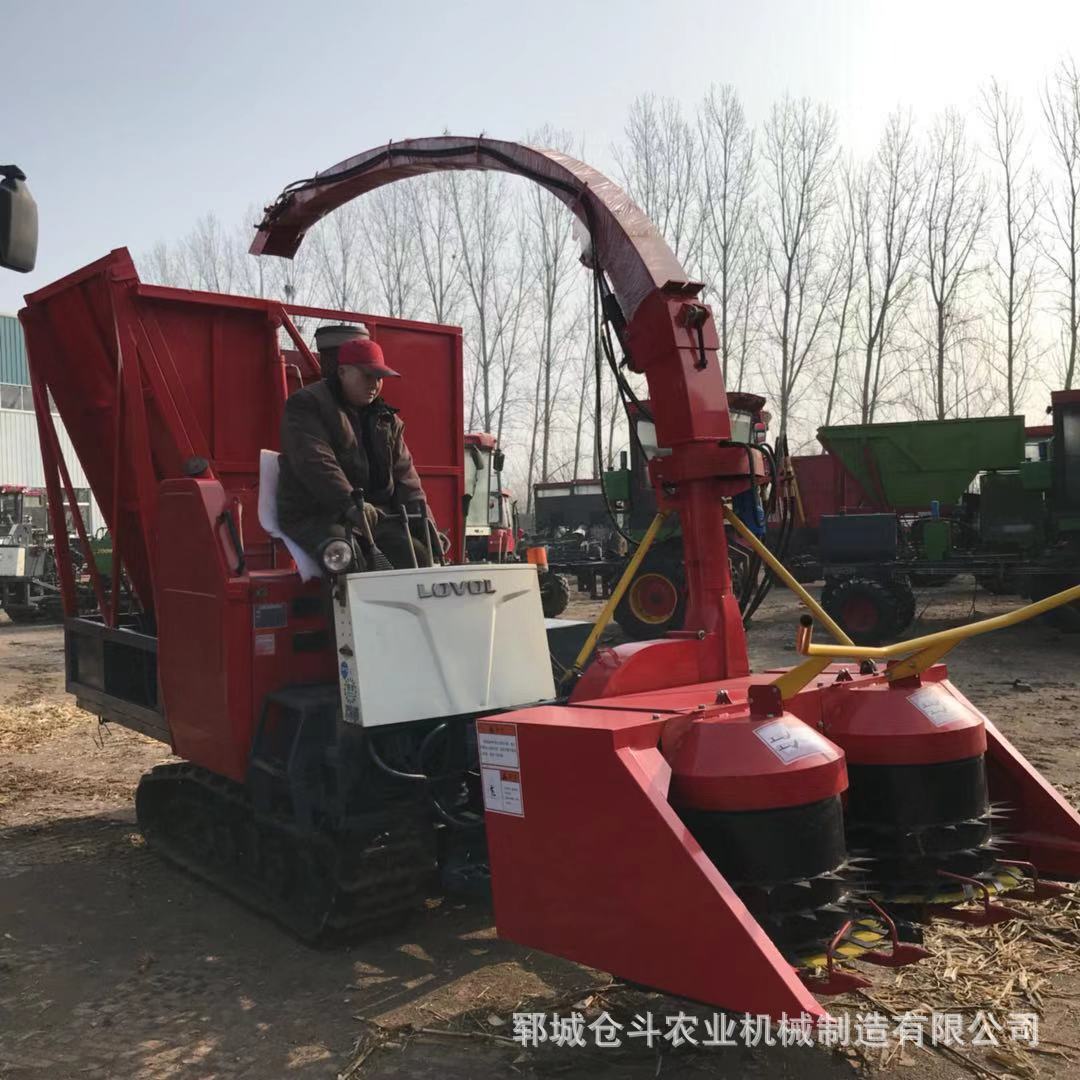 农业机械履带圆盘秸秆剪刀收割青储机牧草粉碎青贮机地滚刀收割机