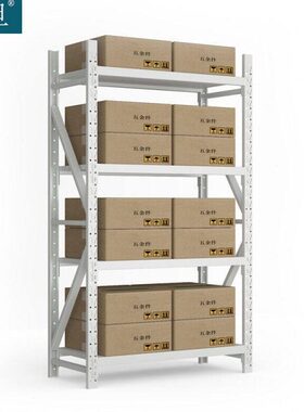 货架仓储货架120货架轻型4020000白色架层超市*mm0*知旦金属货架