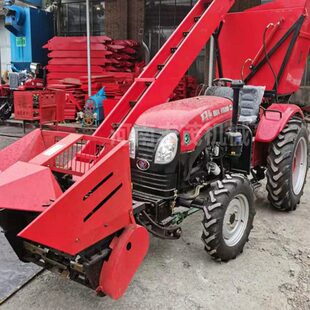 获扒玉米收割机行双小型机米苞背负式三农用皮秸秆还田收行四轮车