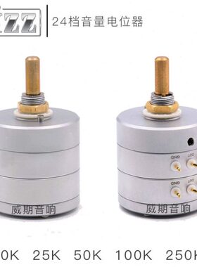 K50K精密步进 级10分式0电位器 音KK压 K 24I 量25025 24E档ZZ 10