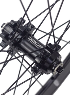 DECA 20寸451 406碟w刹轮组圈201 18折叠车小轮公路C刹黑色