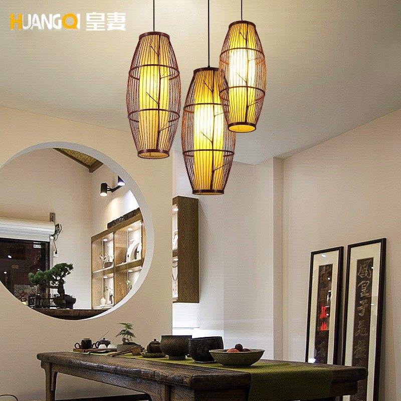 中式吊灯酒店茶j楼灯具客厅灯竹艺创意简约餐厅饭厅东南亚竹编吊,家装灯饰光源,客厅吊灯,淘宝优惠券,粉丝福利购,淘宝优惠卷