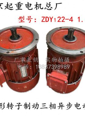 D4三相异步电动机1220锥形转子动38制总厂ZY-1.5KW南京V 电机起重