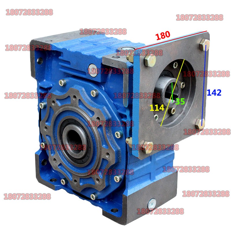 减速机小型蜗杆蜗轮减速器带电机NMRV步进伺服减速机Y无极变速电