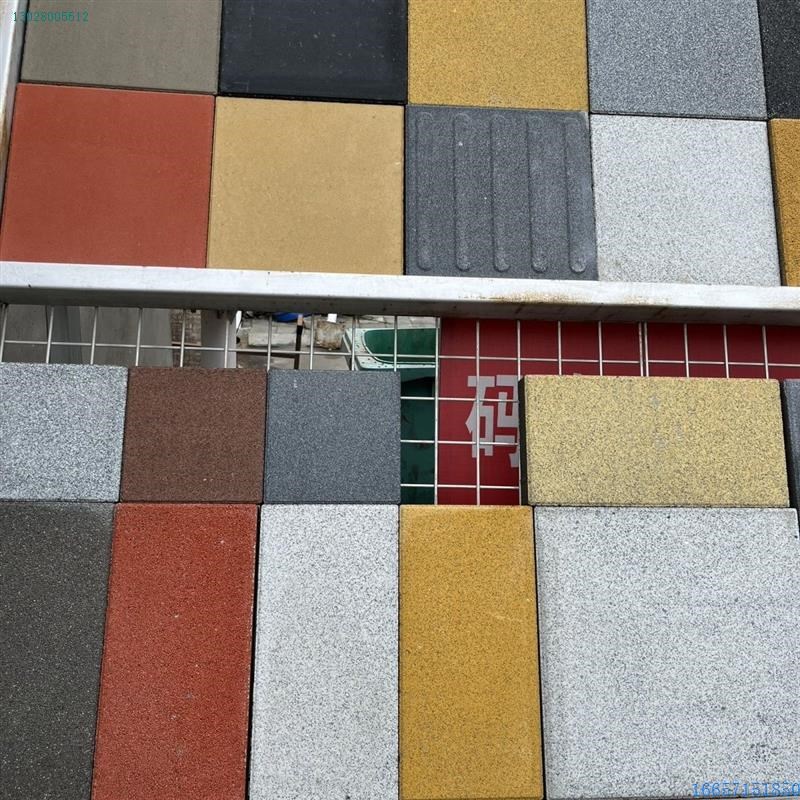 水泥透水砖环保彩砖m人行道砖盲道砖井字植草砖广场砖护坡砖码头