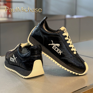 阿甘鞋男士2025新款冬季加绒男鞋轻便软底慢跑鞋休闲运动鞋子男款