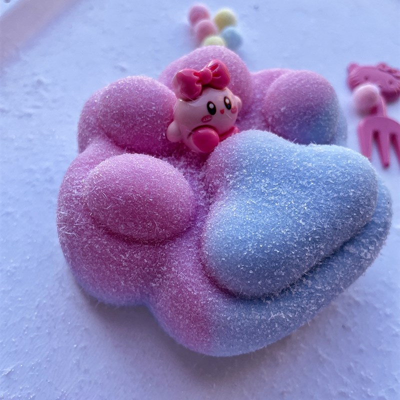 毛绒猫爪捏捏乐特大号硅胶猫爪捏捏加厚加大解压V慢回弹生日礼物