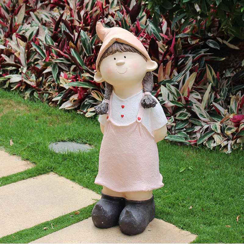花园装饰 庭f院别墅院子摆件户外幼儿园草坪装饰卡通人物雕塑摆件