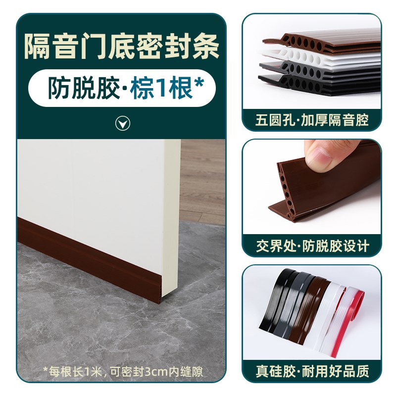 门缝门底密封条冬天封窗户神器防B风门窗防盗门密封条门缝密封胶