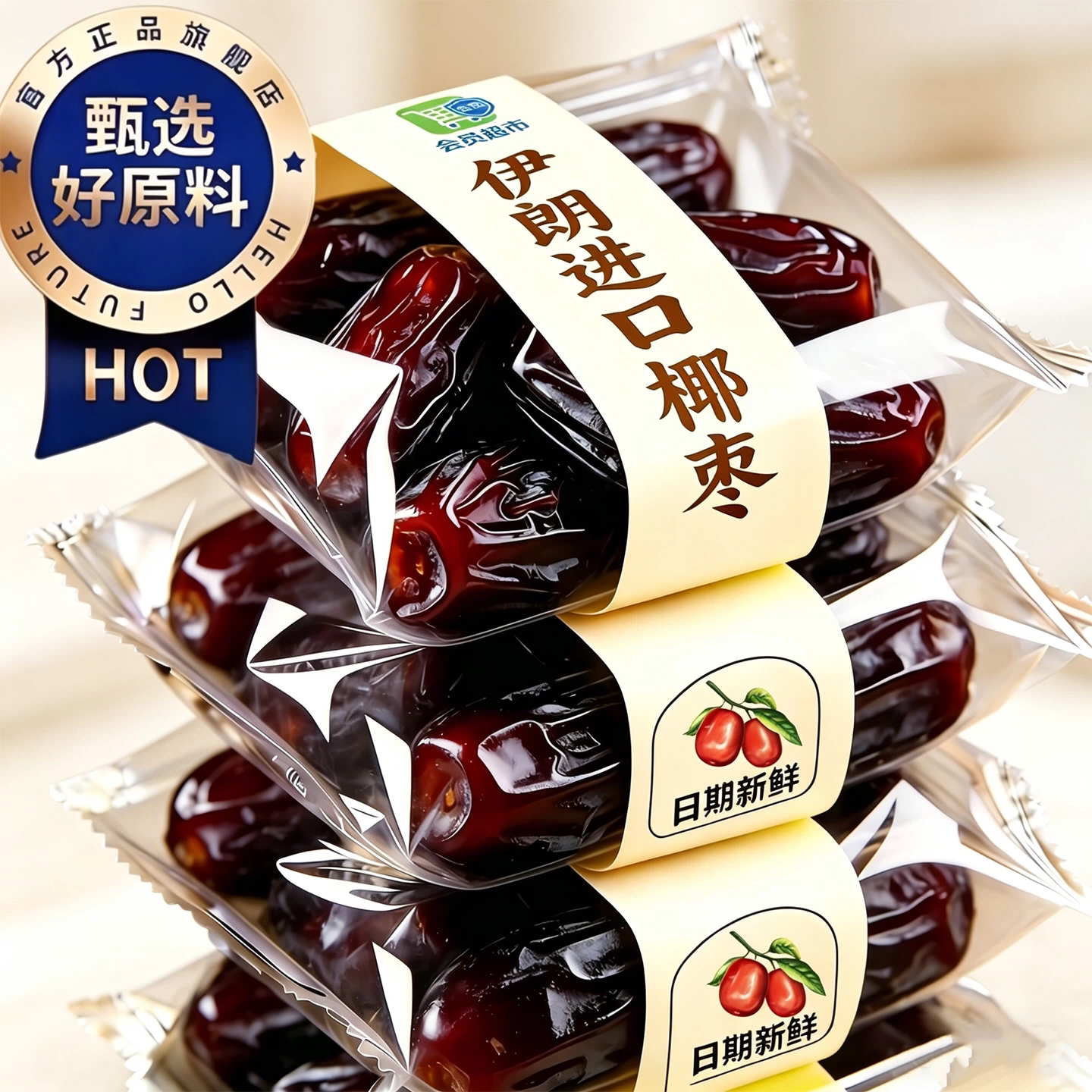 阿联酋迪拜进口特级椰枣