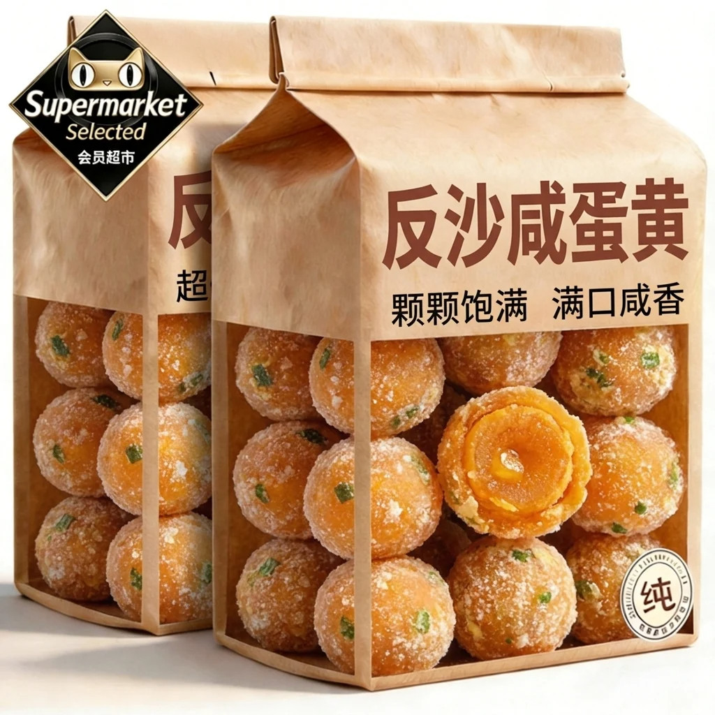 潮汕特产手工流沙咸蛋黄蛋黄酥
