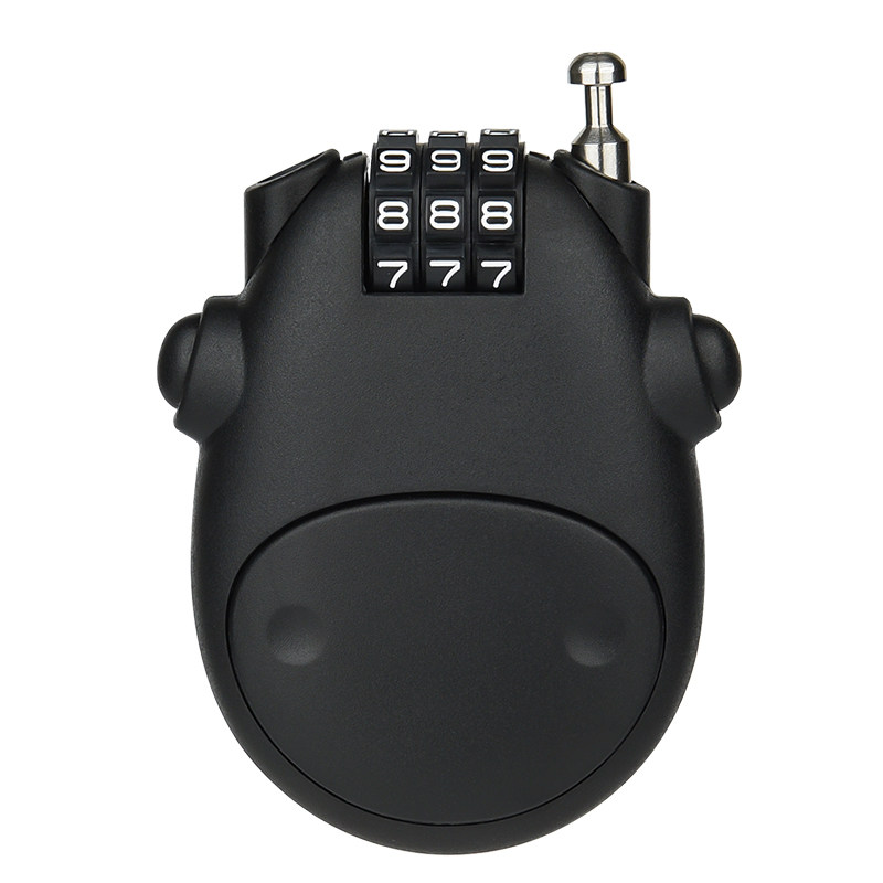 摩托车头盔锁防盗密码锁挂锁机车自行车电动电瓶车便携软钢丝绳锁