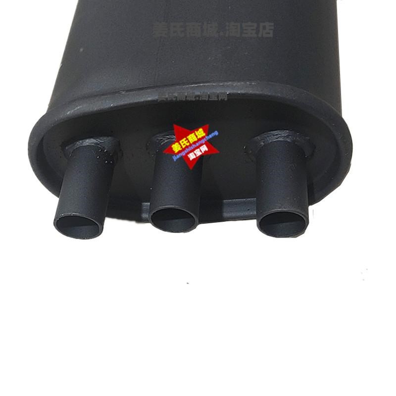 摩托三轮车排气管大排量改装250 300 350 发动机消声器下段后节端