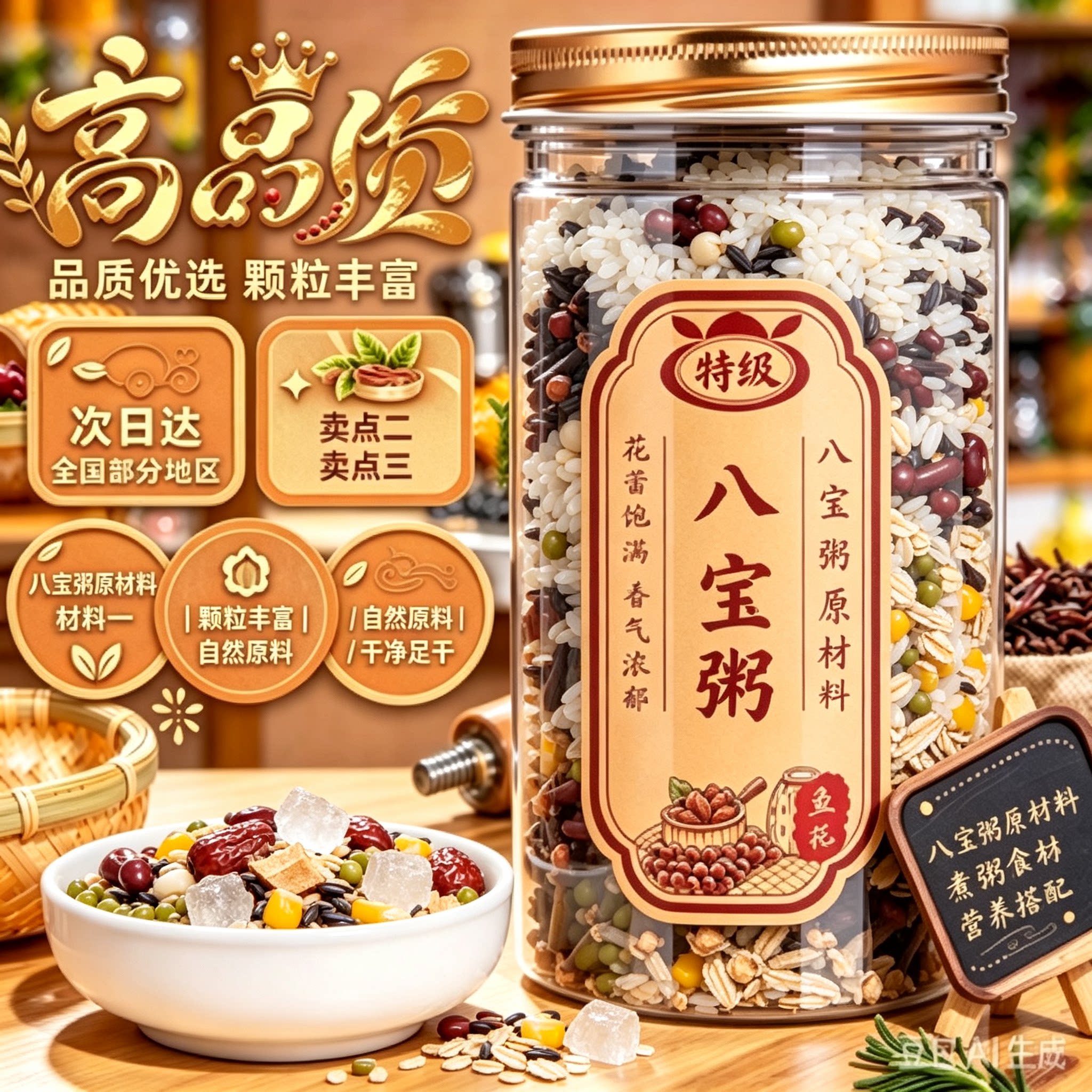 正宗特级八宝粥米五谷杂粮早餐