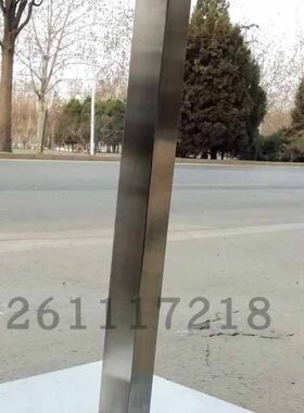 拉丝不锈钢桌子腿甜品店餐桌桌腿方形桌脚支架 40CM方底盘台脚