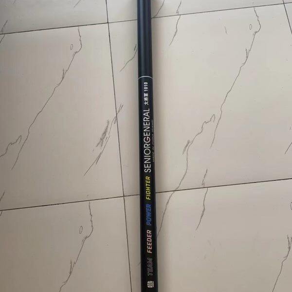 长杆短线活饵传统钓黑鱼财鱼大将军中式路亚逗钓打黑杆6m7m8m10