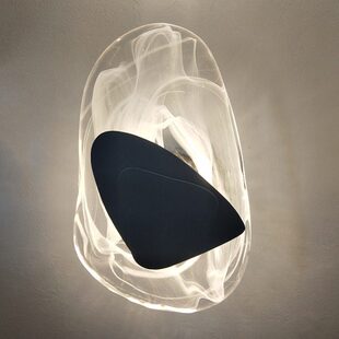 客厅背景墙头轻奢水晶壁灯简约后现代创意楼梯灯装饰墙过道卧室床