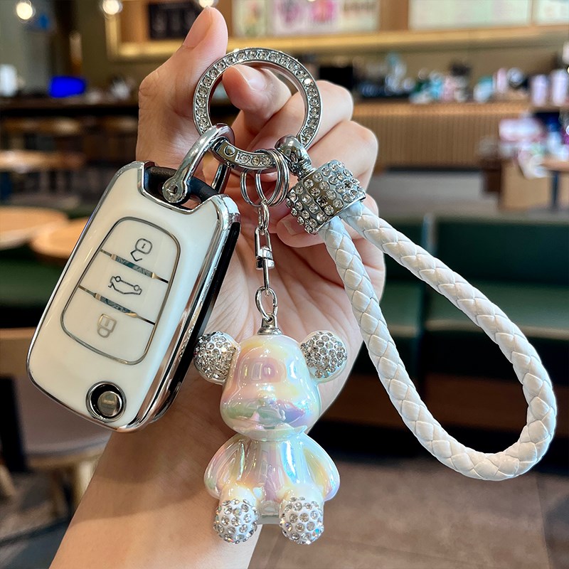 适用起亚福瑞迪钥匙套k5包扣智跑kD2高档保护壳男女士汽车用品装