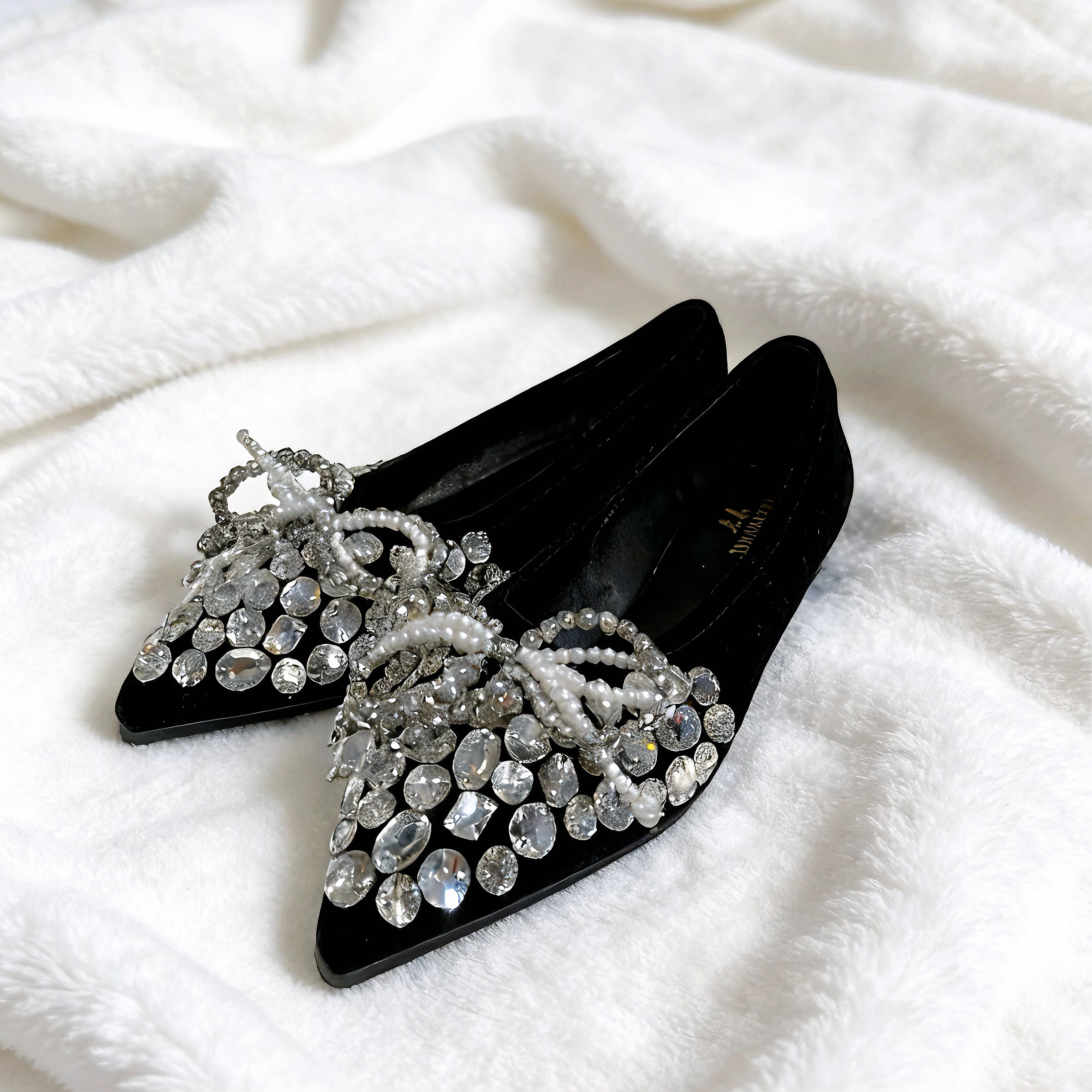 乐福鞋2026新款水钻蝴蝶结浅口平底单鞋女鞋百搭舒适女鞋浅口鞋,女鞋,乐福鞋（豆豆鞋）,淘宝优惠券,粉丝福利购,淘宝优惠卷