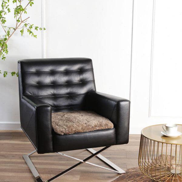 羊毛欧式沙发坐垫沙发垫四季皮毛一体单人单片家用短毛防滑座垫