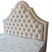 布艺床软包床新婚大双人床2.0米单人床1.2欧式 样板房样板床软体床