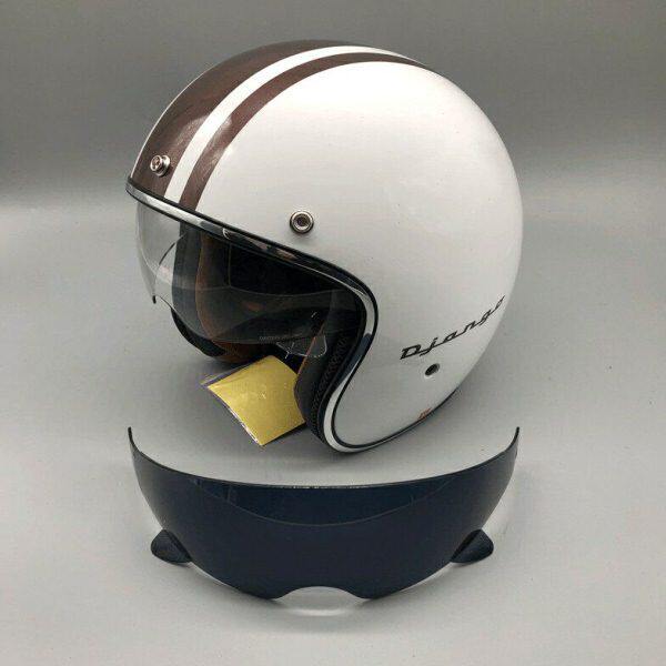 法国标致摩托姜戈原厂头盔Django半盔春秋盔复古可拆卸新款双镜片