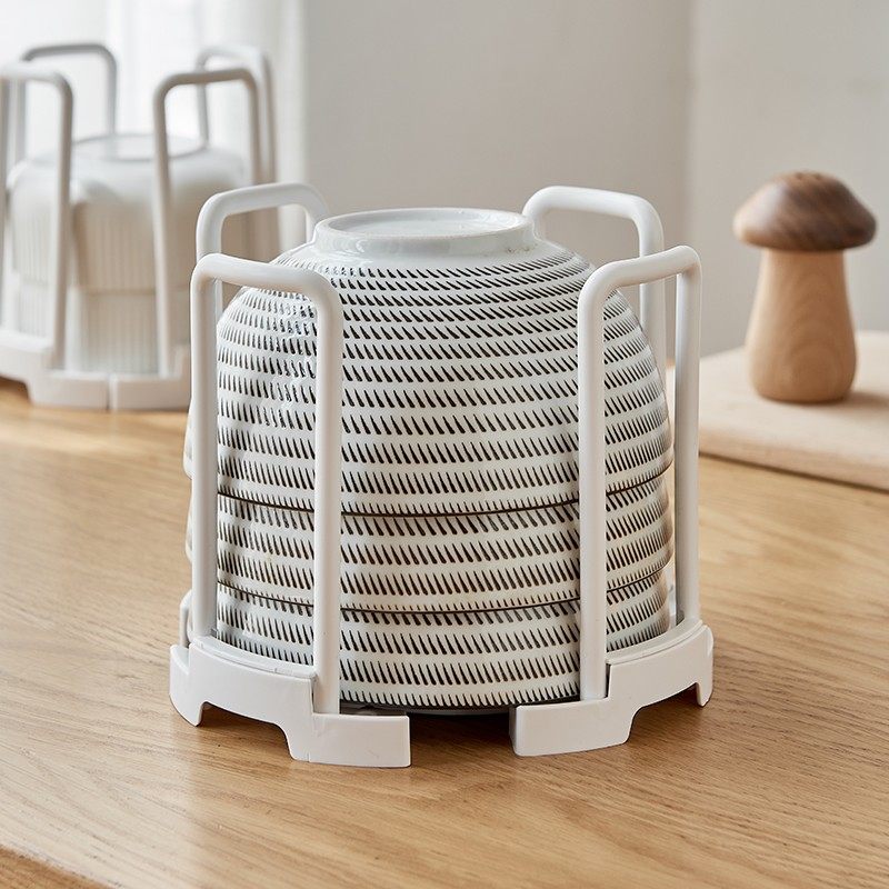 日式沥水碗架厨房可伸缩竖式晾碗碟收纳架K台面放碗盘子整理置物