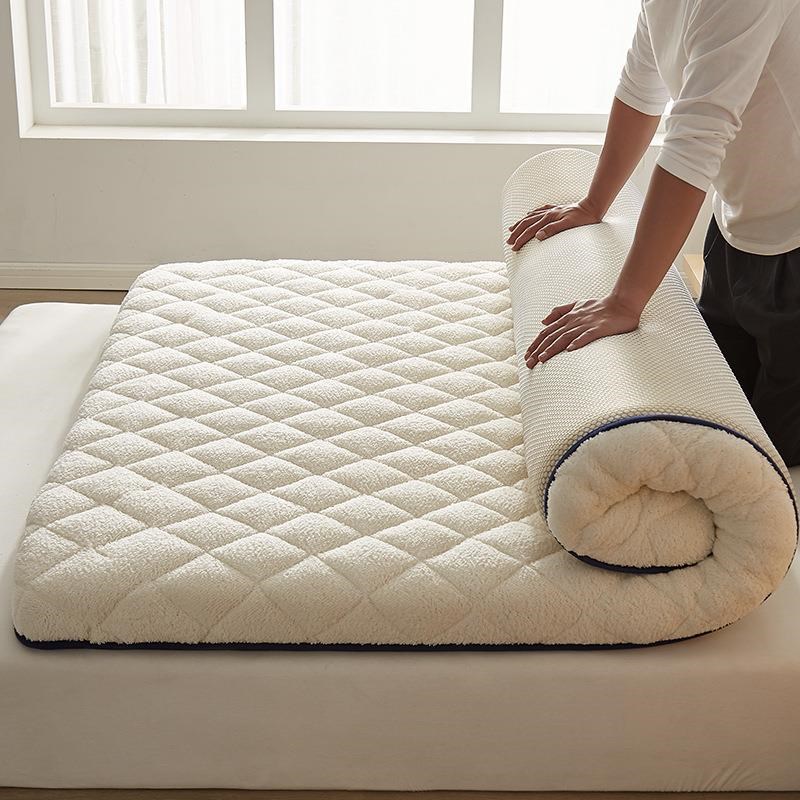 床垫软垫加厚加绒l家用乳胶海绵垫宿舍学生单人铺底睡垫榻榻米褥